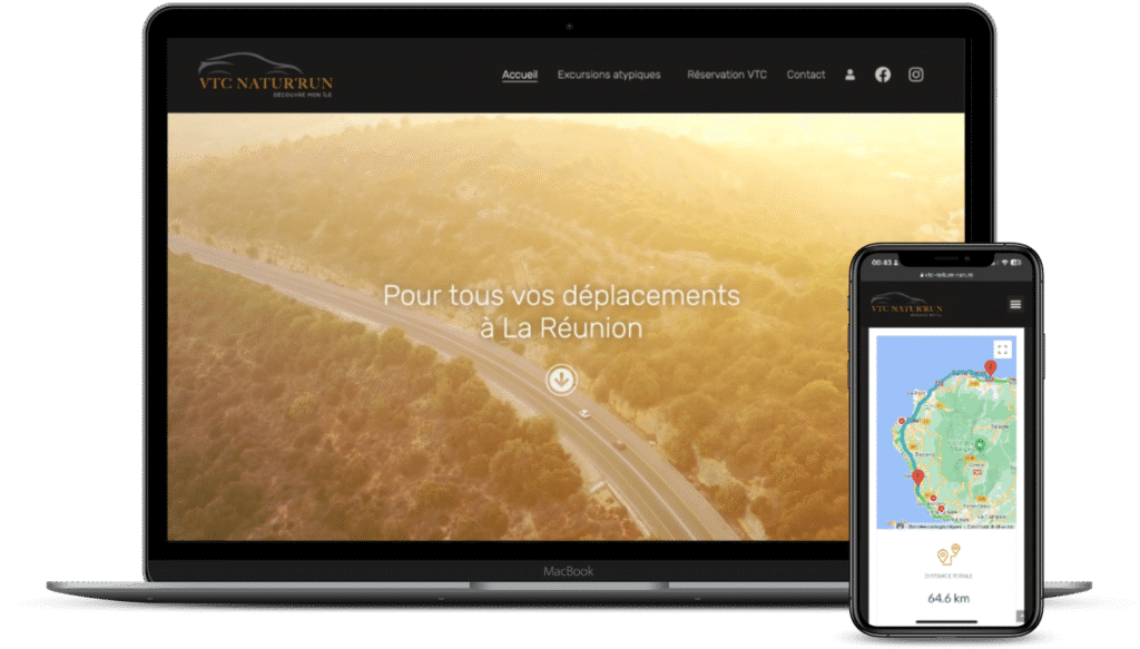 Creation site web VTC Natur'Run