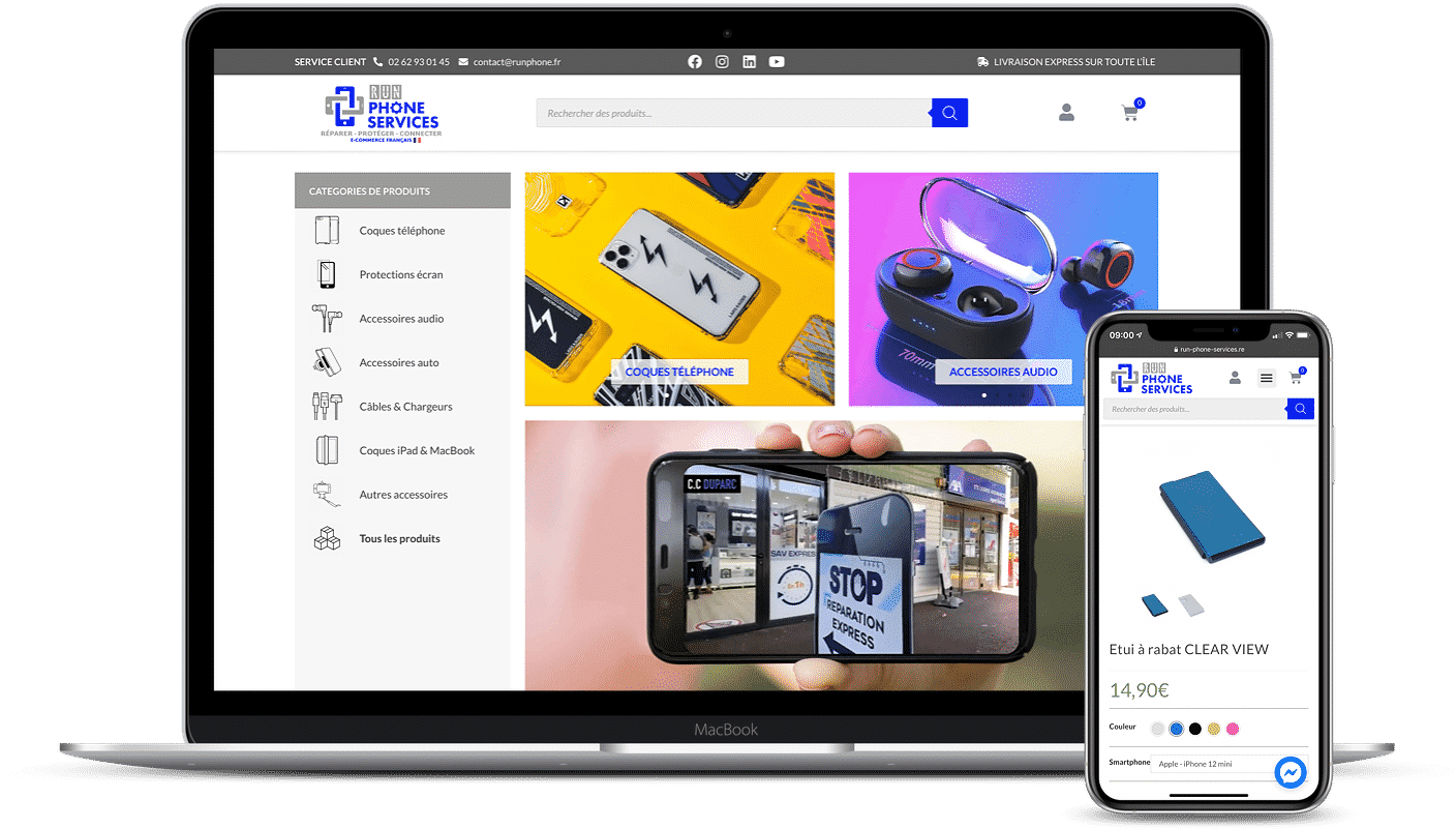 Site internet Run Phone Services - 2019